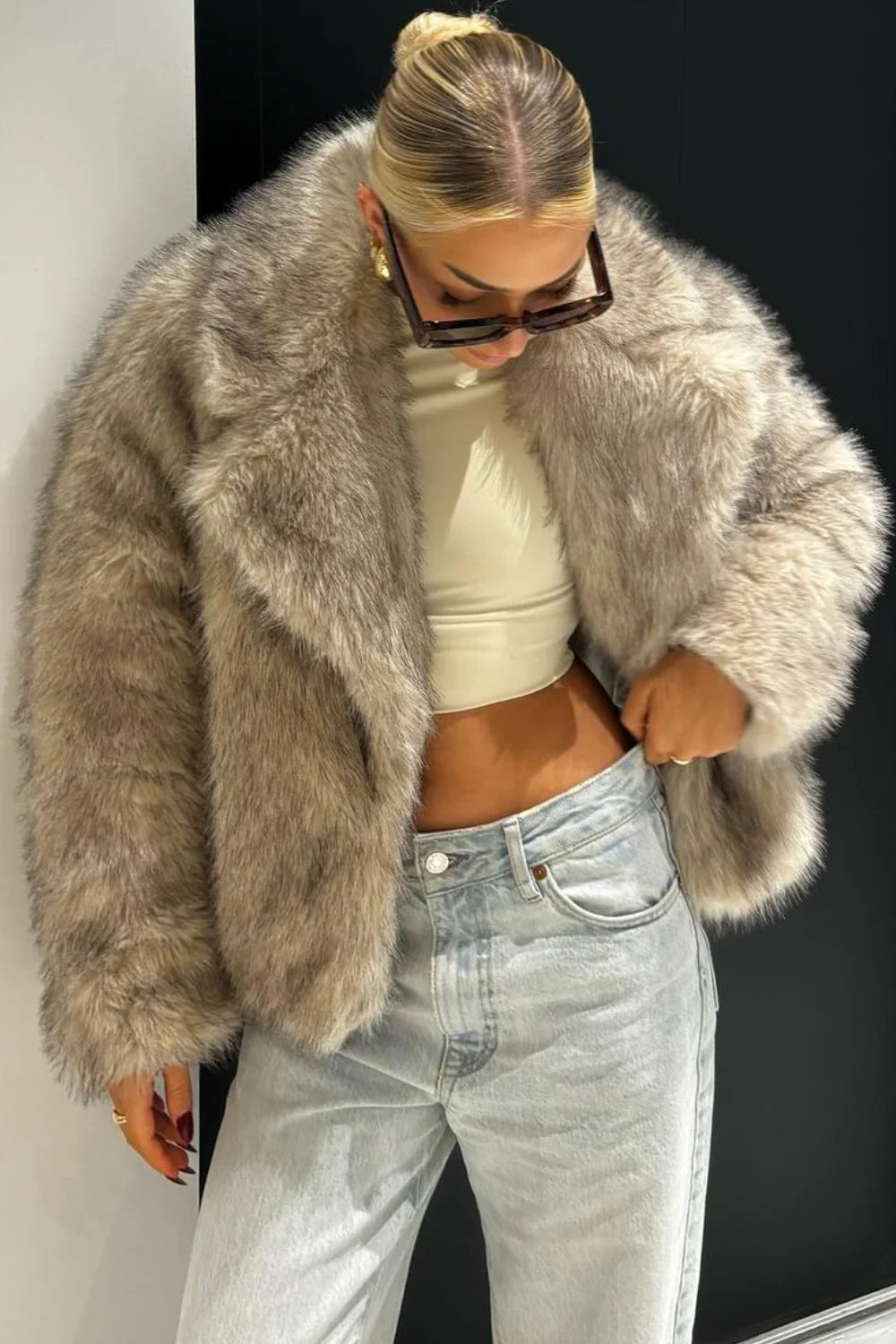 Tekoturkis Fax Four Talvitakki